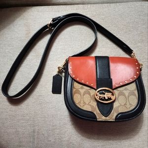 Coach Georgie Saddle bag